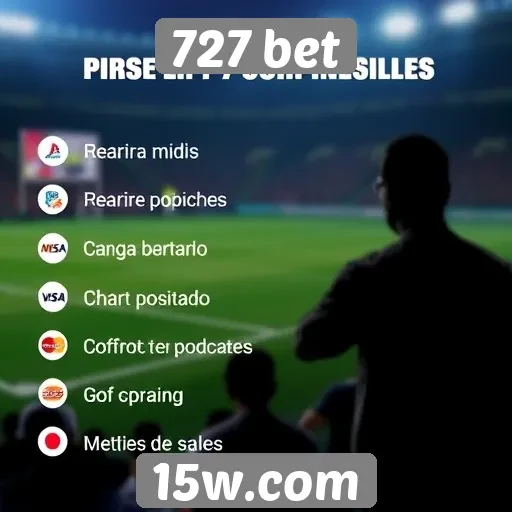 Métodos de pagamento disponíveis no 727 bet